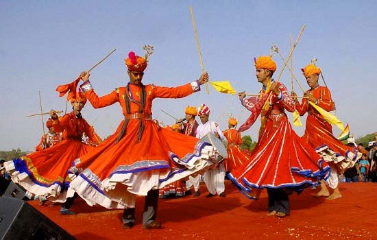Traditional musicians Gair dance